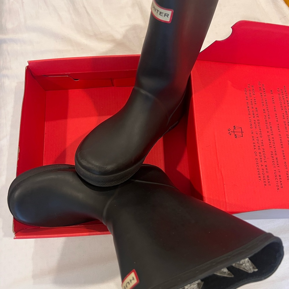 Hunter kids Black Rain Boot